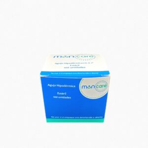 AGUJA MUNCARE HIPODERMICA 22GX1 CAJA X 100 UNIDADES