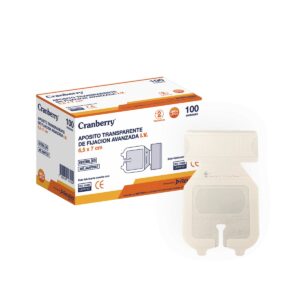 APOSITO TRANSPARENTE DE SUJECION AVANZADA ENDOVENOSA 6,5X7 CM CAJA X 100 UNIDADES